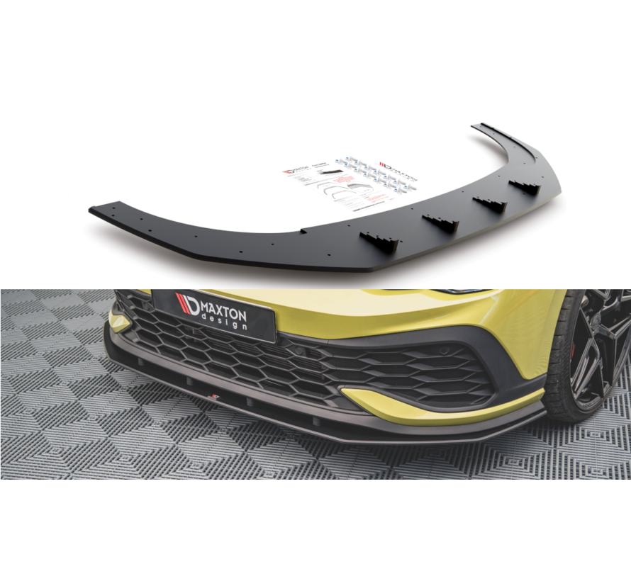 Maxton Design Racing Durability Front Splitter Volkswagen Golf 8 GTI Clubsport