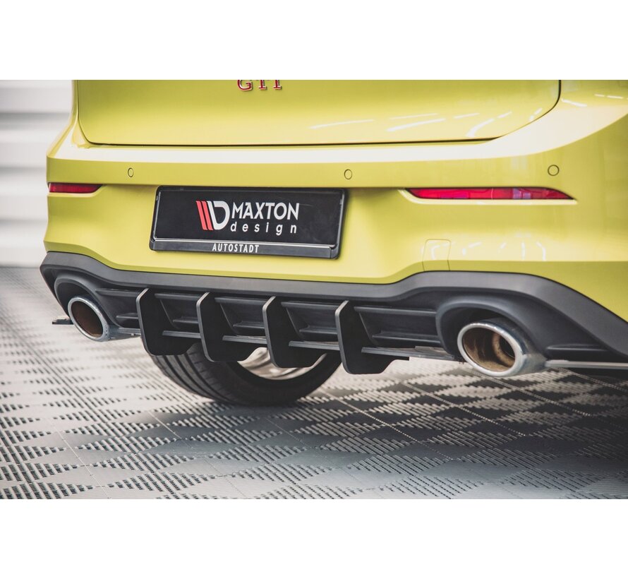 Maxton Design Racing Durability Rear Diffuser V.1 Volkswagen Golf 8 GTI  Clubsport