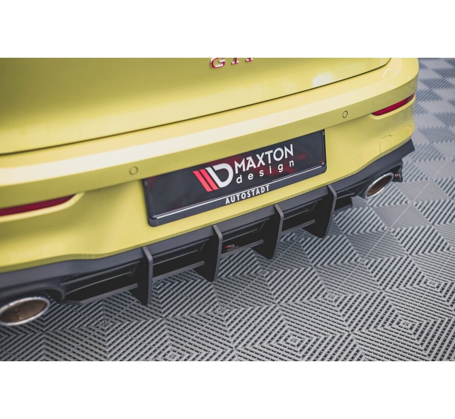 Maxton Design Racing Durability Rear Diffuser V.2 Volkswagen Golf 8 GTI  Clubsport