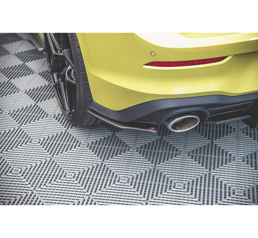 Maxton Design Racing Durability Rear Side Splitters Volkswagen Golf 8 GTI Clubsport