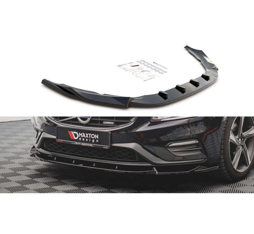 Maxton Design Front Splitter V.1 Volvo S60 R-Design Mk2