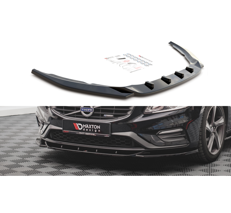 Maxton Design Front Splitter V.2 Volvo S60 R-Design Mk2