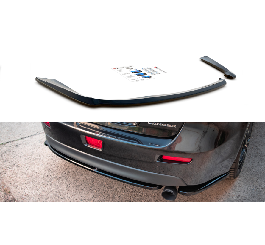 Maxton Design Rear Side Splitters Mistubishi Lancer Sportback Mk8