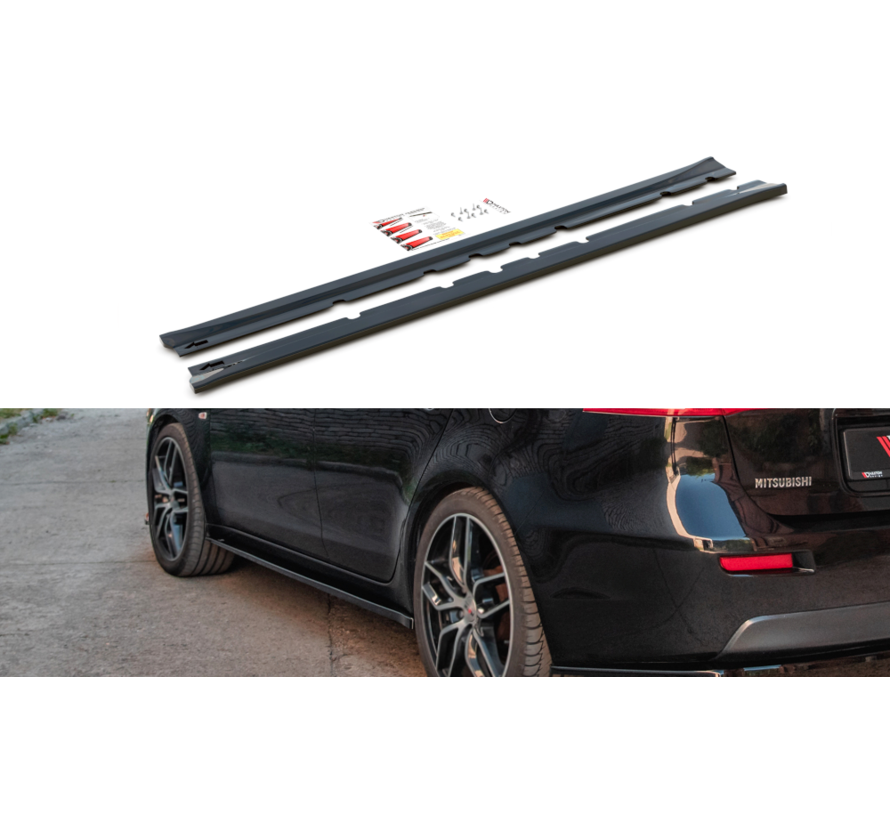 Maxton Design Side Skirts Diffusers Mitsubishi Lancer Mk8