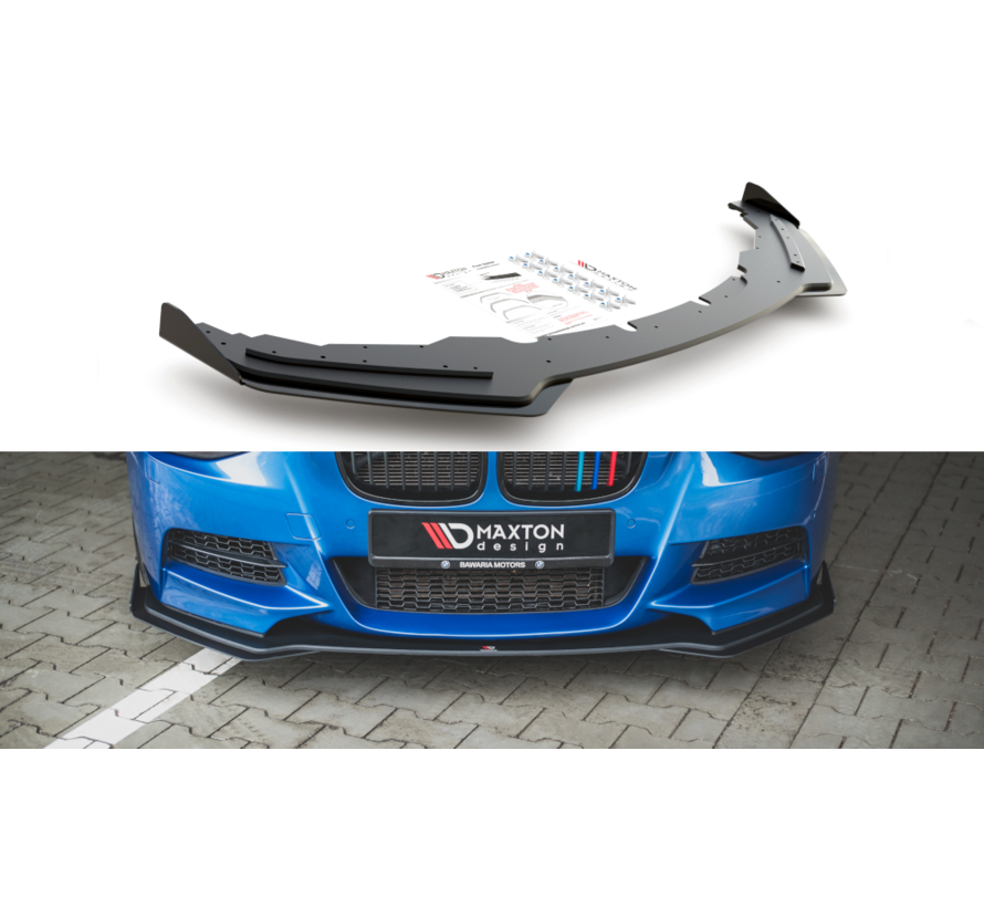Maxton Design Racing Durability Front Splitter + Flaps BMW M135i F20