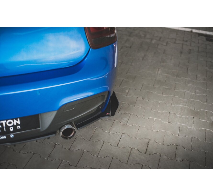 Maxton Design Racing Durability Rear Side Splitters + Flaps BMW M135i F20