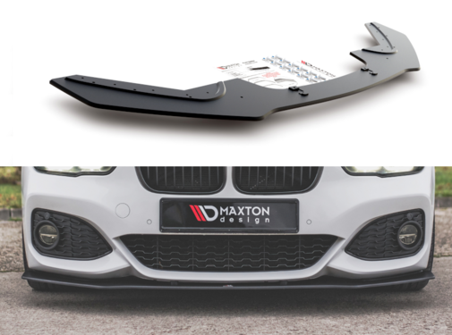 Maxton Design Maxton Design Racing Durability Front Splitter V.3 for BMW 1 F20 M-Pack Facelift / M140i