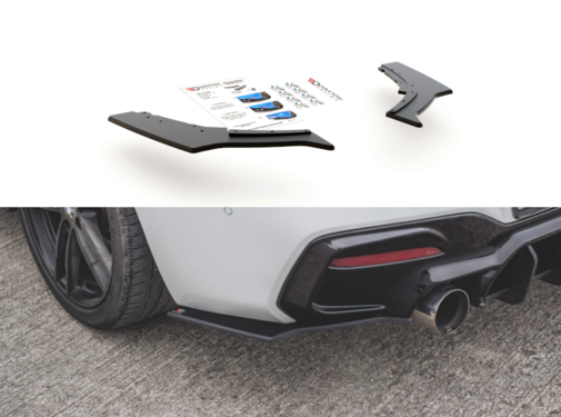 Maxton Design Maxton Design Racing Durability Rear Side Splitters V.3 for BMW 1 F20 M140i