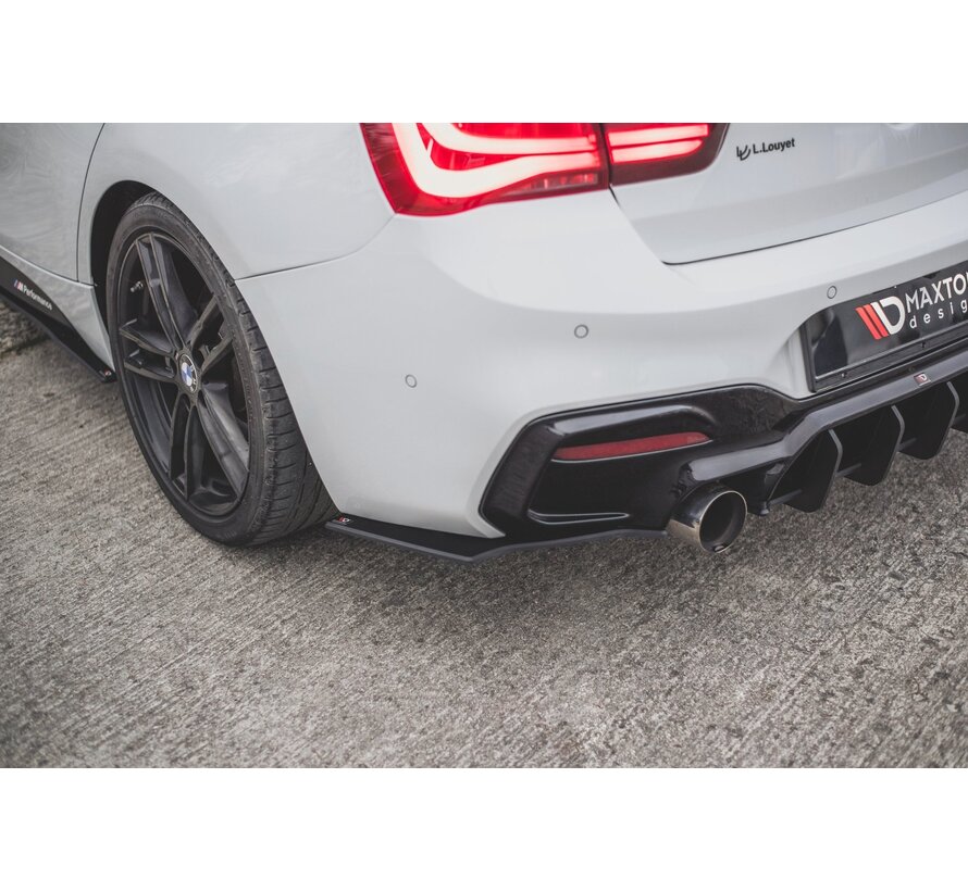 Maxton Design Racing Durability Rear Side Splitters V.3 for BMW 1 F20 M140i