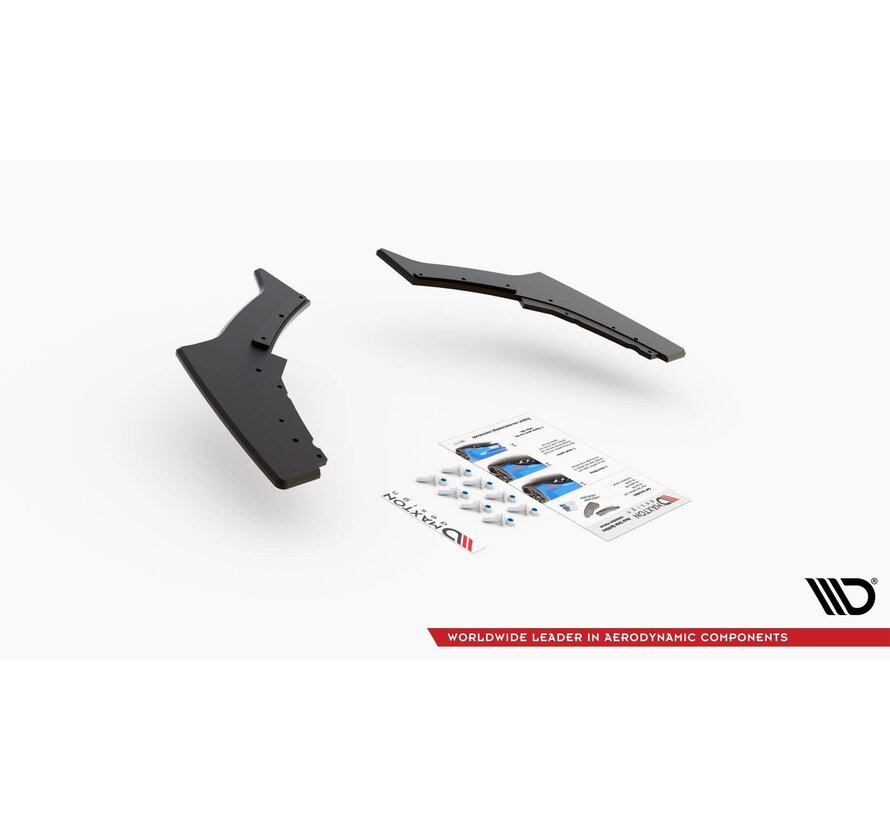 Maxton Design Racing Durability Rear Side Splitters V.3 for BMW 1 F20 M140i