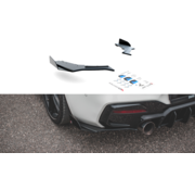 Maxton Design Maxton Design Racing Durability Rear Side Splitters V.3 + Flaps for BMW 1 F20 M140i