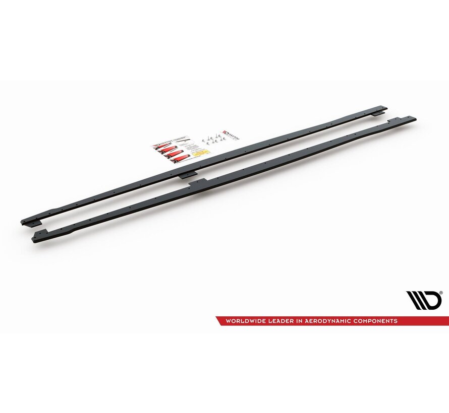 Maxton Design Racing Durability Side Skirts Diffusers V.2 BMW 1 F20 M135i / M140i / M-Pack
