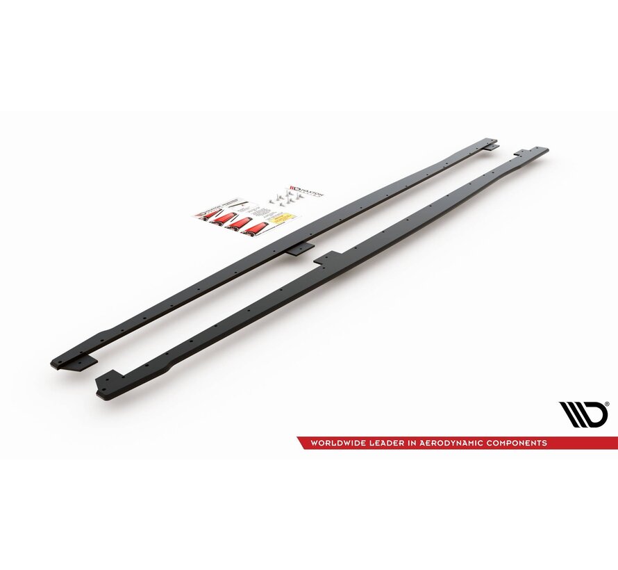 Maxton Design Racing Durability Side Skirts Diffusers V.2 BMW 1 F20 M135i / M140i / M-Pack