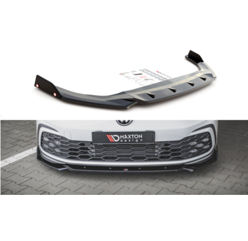 Maxton Design Maxton Design Front Splitter V.2 + Flaps Volkswagen Golf 8 GTI