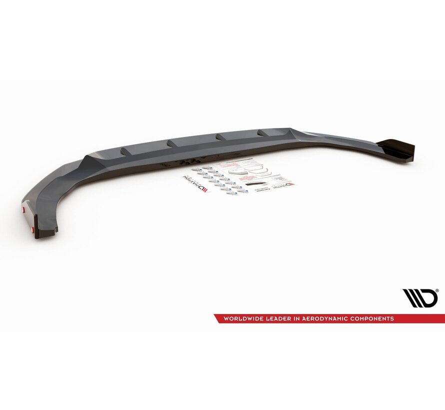 Maxton Design Front Splitter V.2 + Flaps Volkswagen Golf 8 GTI