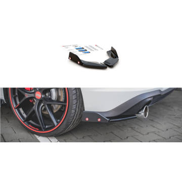 Maxton Design Maxton Design Rear Side Splitters V.2 + Flaps Volkswagen Golf 8 GTI
