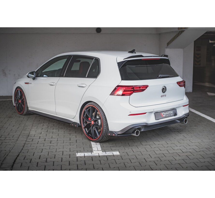 Maxton Design Rear Side Splitters V.2 + Flaps Volkswagen Golf 8 GTI