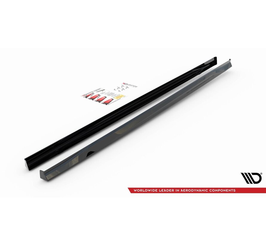 Maxton Design Side Skirts Diffusers V.3 Volkswagen Golf 8 GTI