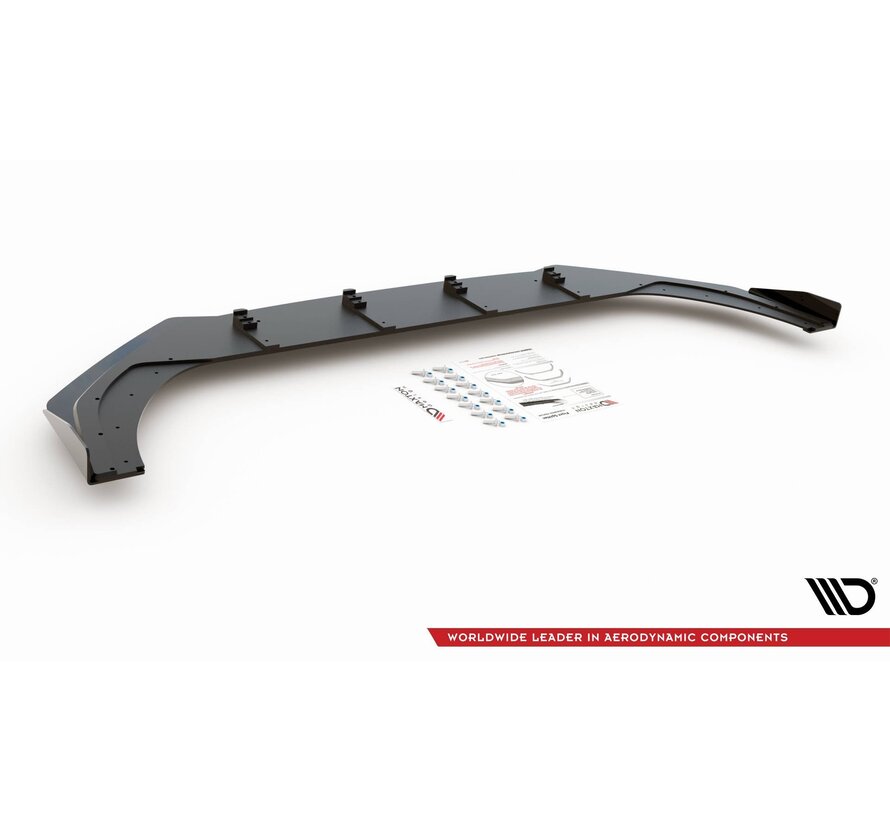 Maxton Design Racing Durability Front Splitter + Flaps Volkswagen Golf 8 GTI