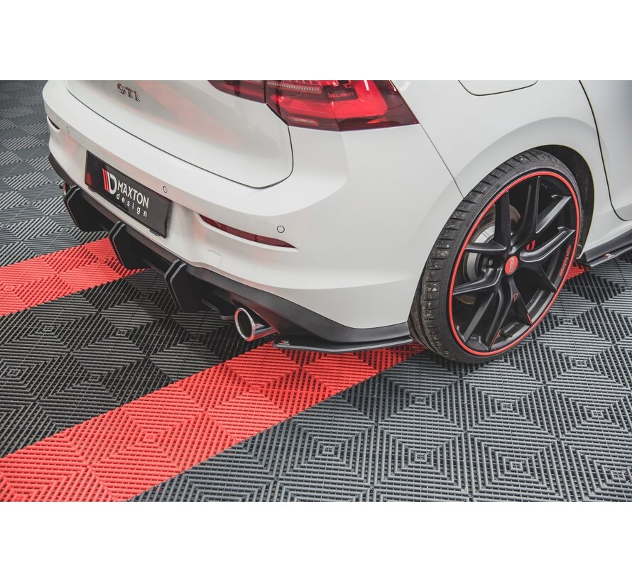Maxton Design Racing Durability Rear Side Splitters Volkswagen Golf 8 GTI