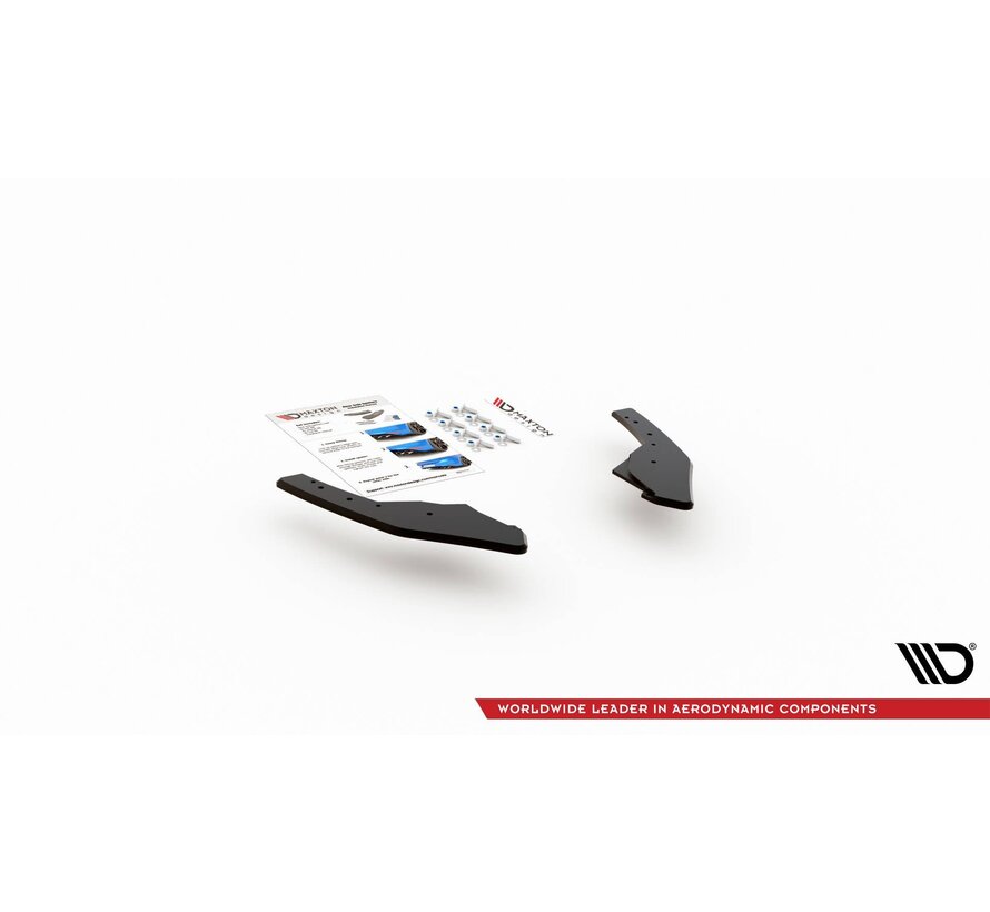 Maxton Design Racing Durability Rear Side Splitters Volkswagen Golf 8 GTI