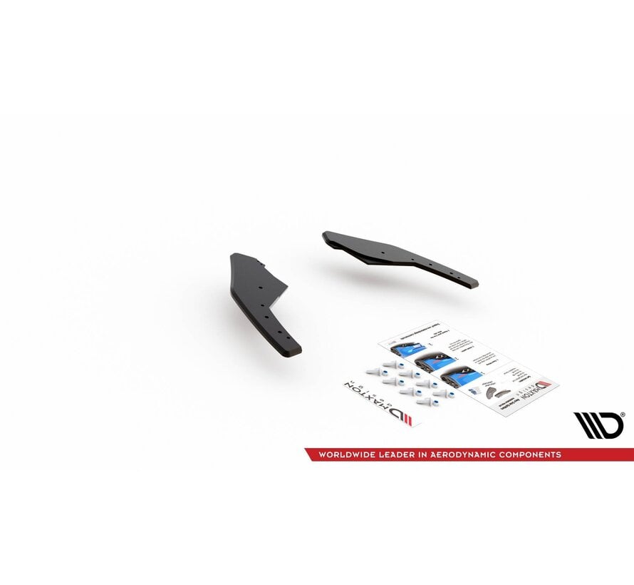 Maxton Design Racing Durability Rear Side Splitters Volkswagen Golf 8 GTI