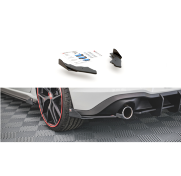 Maxton Design Maxton Design Racing Durability Rear Side Splitters + Flaps Volkswagen Golf 8 GTI