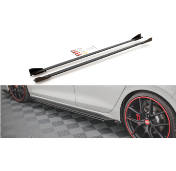 Maxton Design Maxton Design Racing Durability Side Skirts Diffusers + Flaps Volkswagen Golf 8 GTI / GTI Clubsport