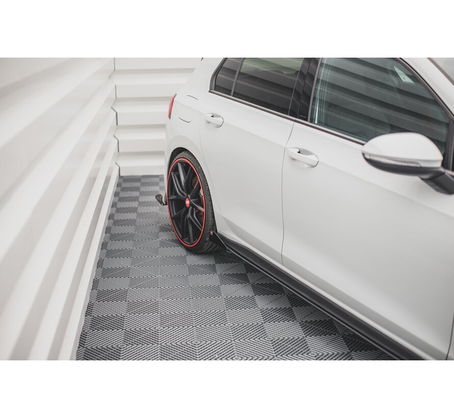 Maxton Design Racing Durability Side Skirts Diffusers + Flaps Volkswagen Golf 8 GTI / GTI Clubsport