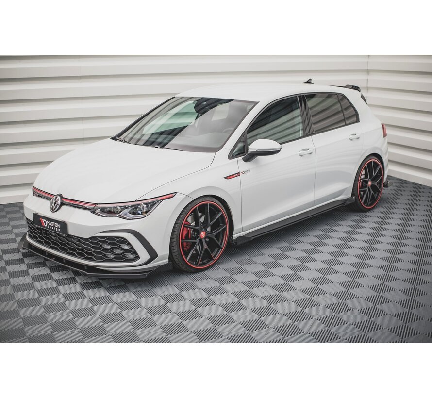 Maxton Design Racing Durability Side Skirts Diffusers + Flaps Volkswagen Golf 8 GTI / GTI Clubsport