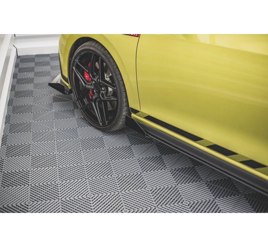 Maxton Design Racing Durability Side Skirts Diffusers + Flaps Volkswagen Golf 8 GTI / GTI Clubsport