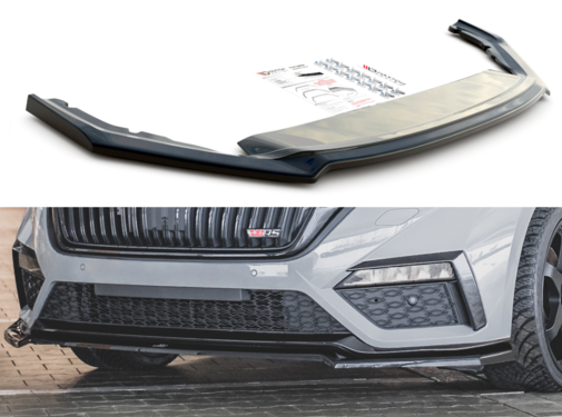 Maxton Design Maxton Design Front Splitter V.4 Skoda Octavia RS Mk4