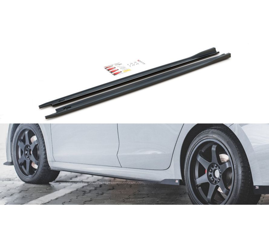 Maxton Design Side Skirts Diffusers V.3 Skoda Octavia RS Mk4