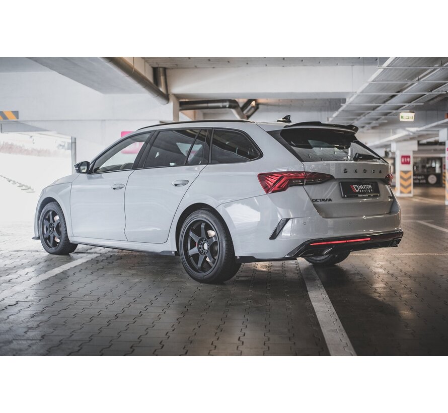 Maxton Design Side Skirts Diffusers V.3 Skoda Octavia RS Mk4