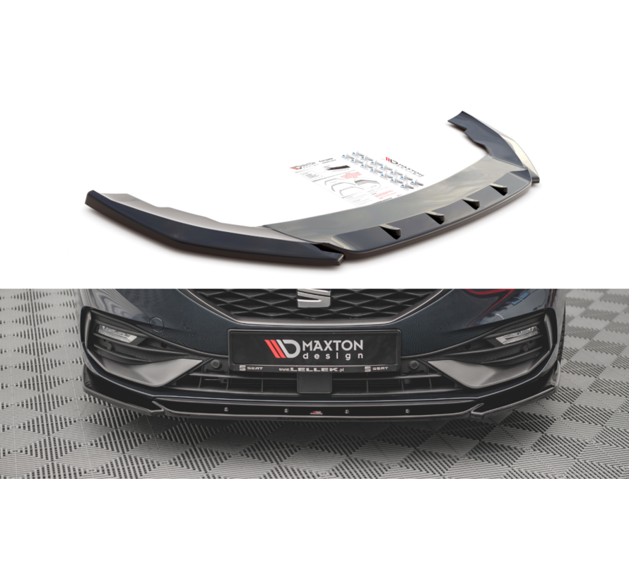 Maxton Design Front Splitter V.2 Seat Leon FR Mk4