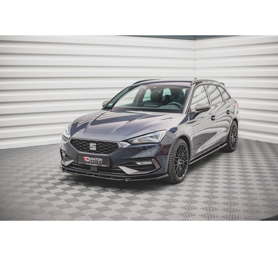 Maxton Design Front Splitter V.2 Seat Leon FR Mk4