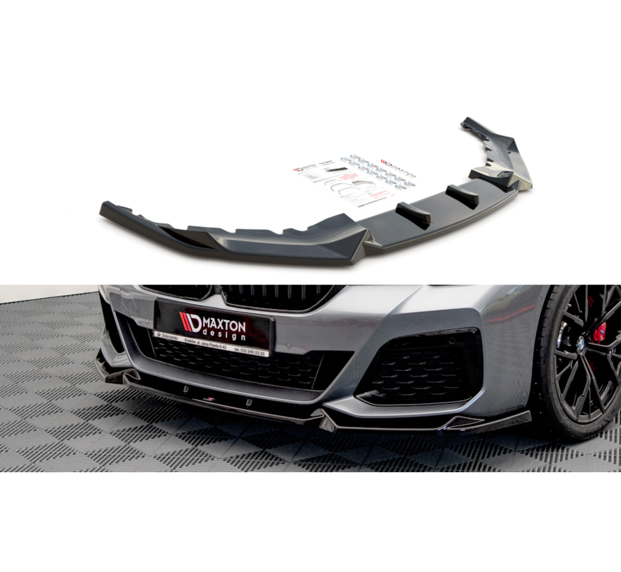 Maxton Design Front Splitter V.1 passend voor BMW 5 G30 Facelift M-Pack