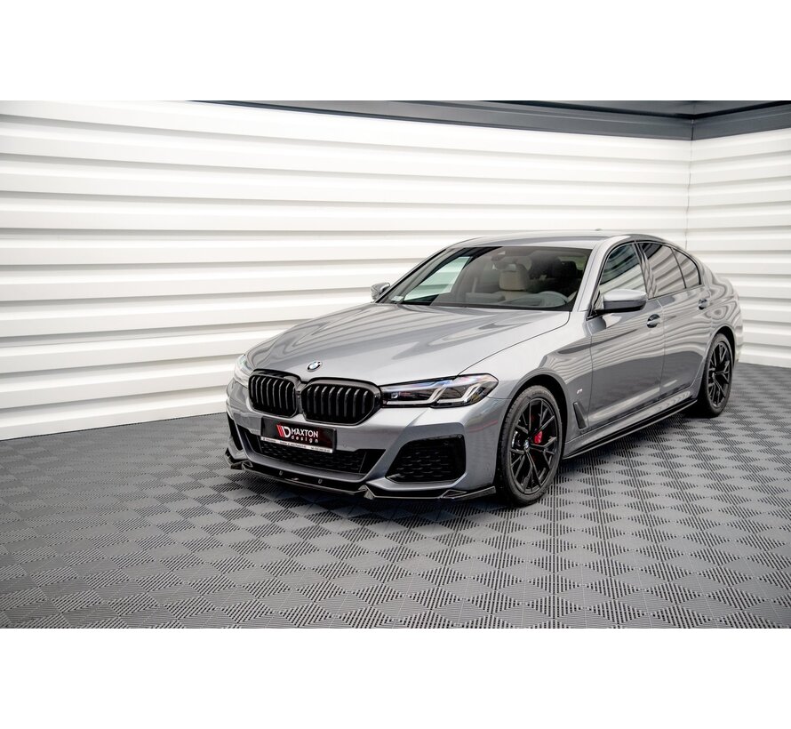 Maxton Design Front Splitter V.1 passend voor BMW 5 G30 Facelift M-Pack