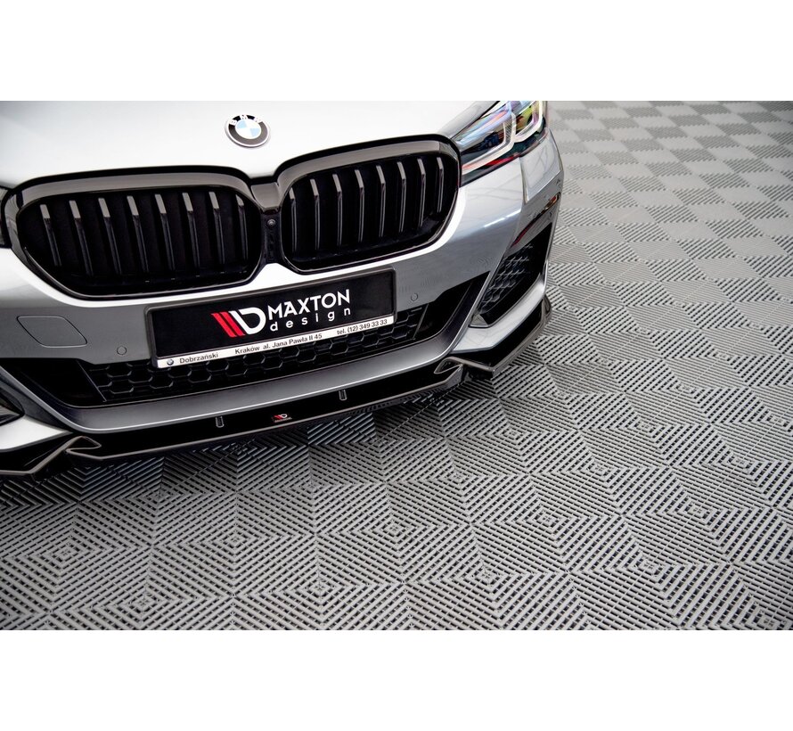 Maxton Design Front Splitter V.1 passend voor BMW 5 G30 Facelift M-Pack