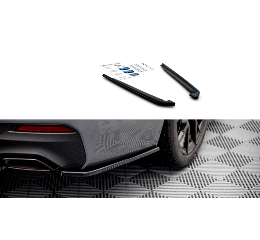 Maxton Design Rear Side Splitters passend voor BMW 5 G30 Facelift M-Pack
