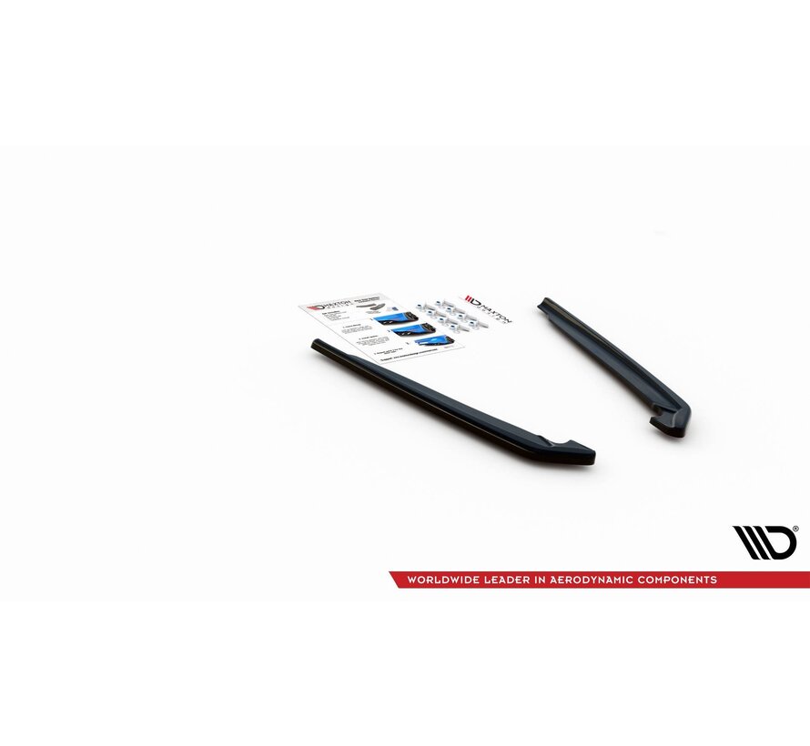 Maxton Design Rear Side Splitters passend voor BMW 5 G30 Facelift M-Pack