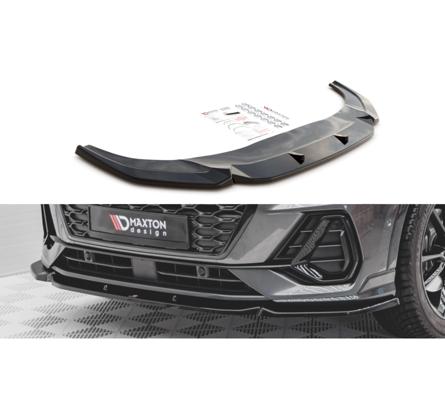 Maxton Design Front Splitter for passend voor BMW 6 GT M-Pack G32 Facelift