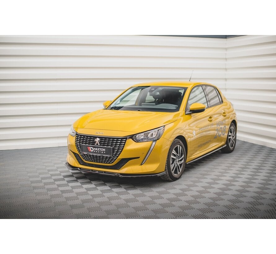 Maxton Design Front Splitter V.1 Peugeot 208 Mk2