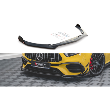 Maxton Design Maxton Design Front Splitter V.3 + Flaps Mercedes-AMG A 45 S Aero Pack W177