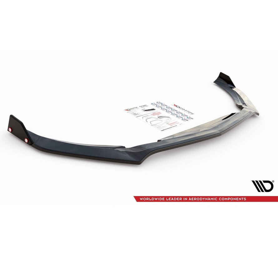 Maxton Design Front Splitter V.3 + Flaps Mercedes-AMG A 45 S Aero Pack W177