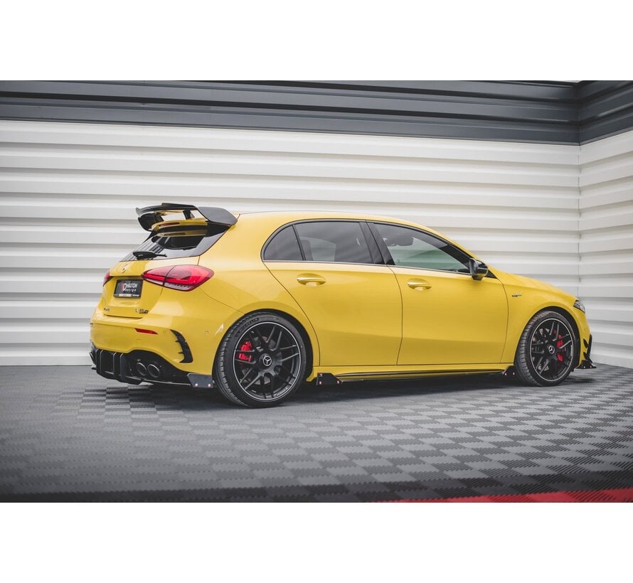 Maxton Design Side Skirts Diffusers V.2 + Flaps Mercedes-AMG A45 S