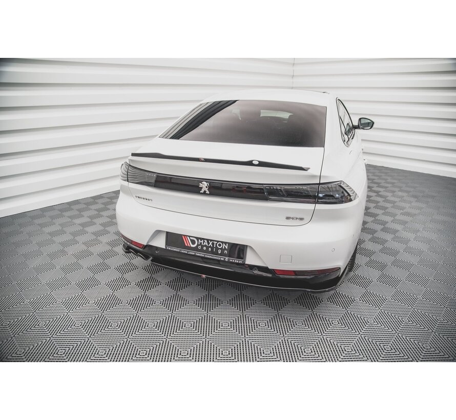 Maxton Design Central Rear Splitter (with vertical bars) Peugeot 508 GT-Line Mk2