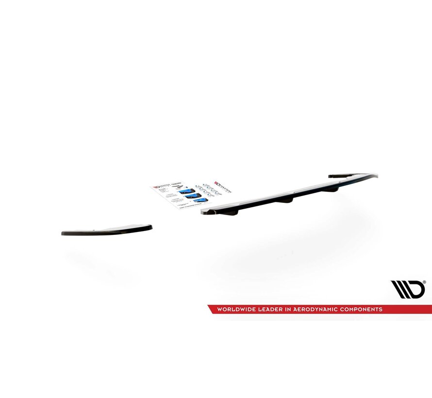 Maxton Design Central Rear Splitter (with vertical bars) Peugeot 508 GT-Line Mk2