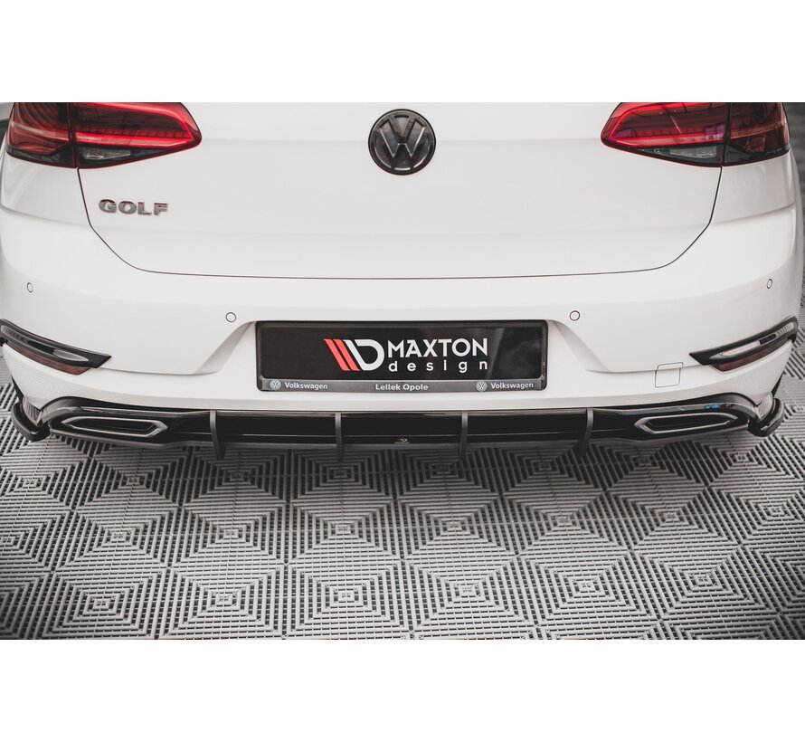 Maxton Design Street Pro Rear Diffuser Volkswagen Golf R-Line Mk 7 Facelift