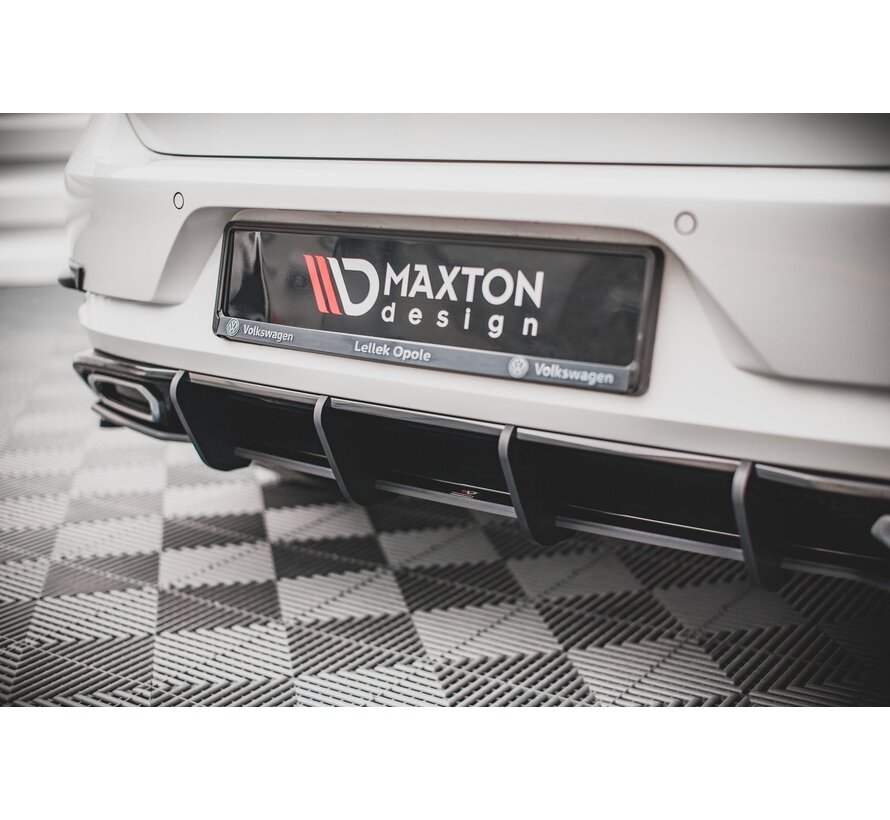 Maxton Design Street Pro Rear Diffuser Volkswagen Golf R-Line Mk 7 Facelift